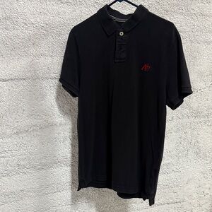 Aeropostale Black Polo Shirt with Red Logo